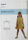 Simplicity 9153 Girls Drop Waist Dresses Sewing Pattern Sz 3-8