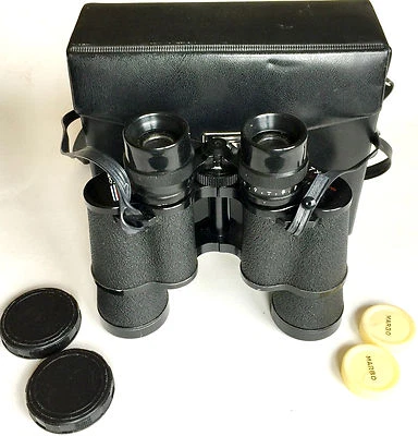 EXCELLENT BINOLUX COATED OPTICS BINOCULARS 7X35 IN ORIGINAL TRAVEL CASE - Image 1 of 4