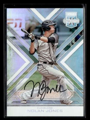 2016 Panini Elite Extra Nolan Jones Autograph Auto Cleveland Indians FX2384 - Image 1 of 2