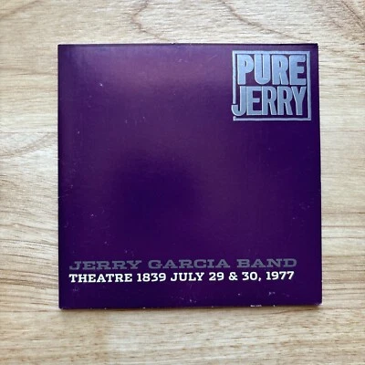 Jerry Garcia Band - Pure Jerry SAMPLER CD Theatre 1839, July 29-30, 1977 RARITY - Imagem 1 de 4