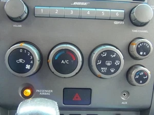 04 2004 NISSAN pathfinder ARMADA HEATER AC CLIMATE CONTROL  FRONT 275007S010 - Picture 1 of 4