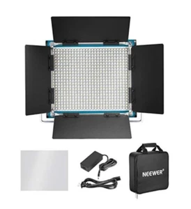 NEEWER NL660 Bi-Color LED Panel Video Light with Carrying Bag, Battery, Adaptor - Picture 1 of 4
