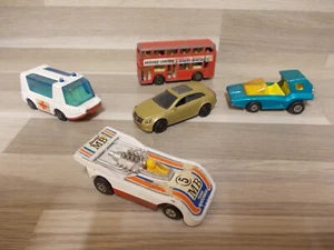Matchbox Konvolut 5 stuck Leyland Titan, Hi-Tailer, Stretcha-Fetcha, Soopa Coopa - Bild 1 von 1