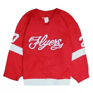 Vintage Leamington Flyer authentisch CCM Hockey Trikot Größe 50 rot 90er OJHL - Bild 1 von 10