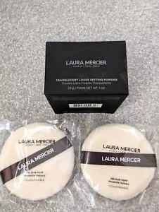 Laura Mercier Translucent Loose Setting Powder 29g & 2 Velour Puffs - BNIB - Picture 1 of 2