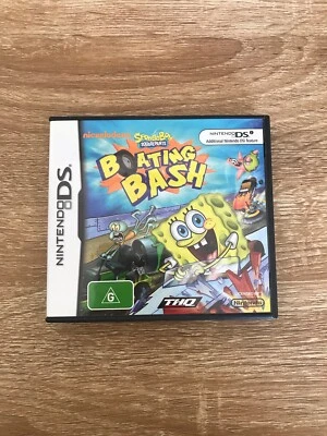 Nickelodeon SpongeBob SquarePants Boating Bash Nintendo DS Free Postage  - Image 1 of 4
