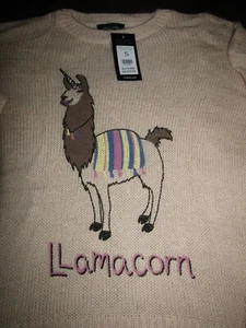 New Look Llamacorn Jumper Size Small Brand New With Labels - Picture 1 of 4