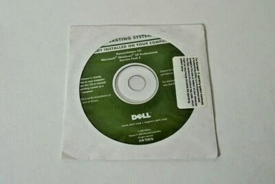 NEW Dell Windows XP Professional full version Service Pack SP2 Reinstall CD disc - Image 1 of 2