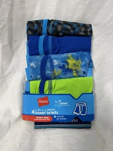 Hanes Toddler Boys Premium X-Temp Boxer Briefs Size 2T-3T Pack of 4 - Picture 1 of 2