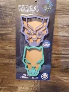Marvel Wakanda Forever 2 Stück Silikon Frühstück Formen Neu Pfannkuchen Kekse  - Bild 1 von 2