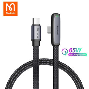 Mcdodo Type C to Type C C 90 Degree Gaming Cable Fast Charging Cable For Samsung