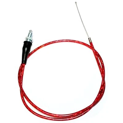RED 1100mm 140mm Twist Throttle Cable 150CC 160CC 250CC PIT PRO QUAD DIRT BIKE - Image 1 of 3