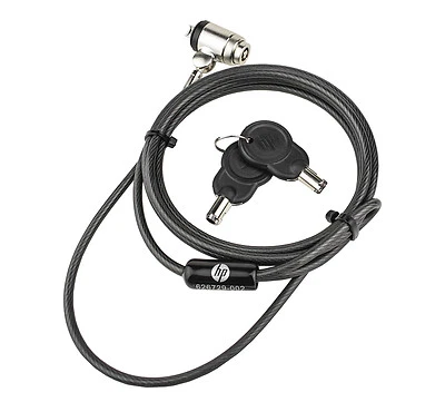 HP Sicherheitsschloss BV411AA Keyed Cable Lock New Micro Safer Notebook  - Bild 1 von 2