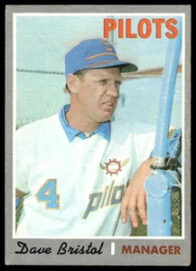 1970 Topps #556 Dave Bristol VG-EX SET BREAK SHARP - Bild 1 von 2