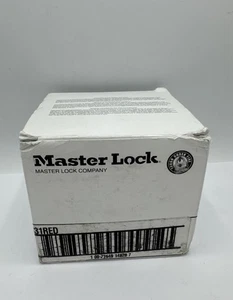 6 pack Master Lock S31red Zenex Thermoplastic Padlock, 1-3/8 In Wide, 1-1/2 In H - Picture 1 of 3
