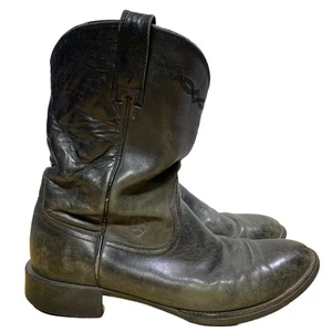 ARIAT Herren Schwarz Heritage Roper Western Vollnarbenleder Cowboystiefel Größe 11D - Bild 1 von 15