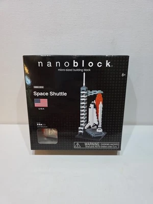 Nanoblock Space Shuttle New Unopened Box Building Blocks Set Small Toy Collect - Image 1 of 4