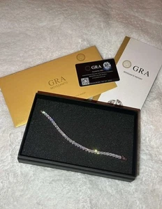 VVS1 Moissanite 5mm Tennis Bracelet - Picture 1 of 21