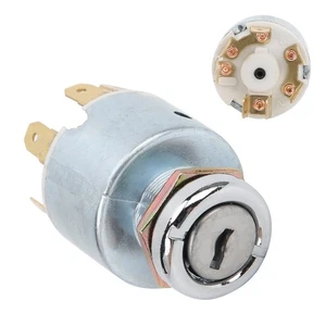 Universal Fit 12V Ignition Lock Cylinder Control Switch With 2 Keys 4 Position - Picture 1 of 12
