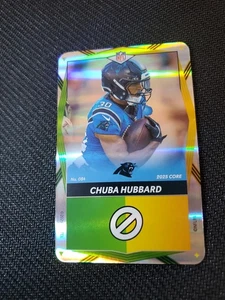 CHUBA HUBBARD 2025 NFL Uno Elite #084 Green/Yellow Foil SP - Panthers - Picture 1 of 4