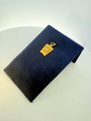 Vintage 9ct Gold Mark Keystone Masonic Fob George Kenning Freemason Secretary - Image 1 of 4