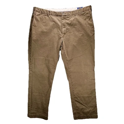 Polo Ralph Lauren Pants Mens 44B-32 Brown Chino Stretch Classic Fit (fits 44x30) - Image 1 of 4