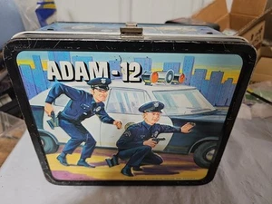 Vintage 1972 Adam-12 Aladdin Industries Lunchbox Metal Adam 12 AU - Picture 1 of 11