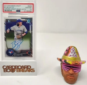 Bo Bichette 1st RC Auto PSA 10 2016 Bowman Chrome Draft Picks Rookie Autograph - Picture 1 of 2