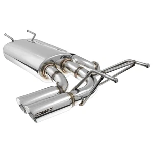Mazda MX5 Mk4 ND Exhaust Silencer Cobalt Dual tip Stainless Steel 2015-on - Picture 1 of 4
