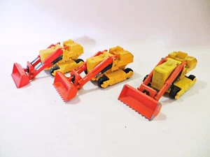 3x MATCHBOX KING SIZE K8 'CATERPILLAR/CAT TRAXCAVATOR/BULLDOZER'. VINTAGE - Imagen 1 de 12