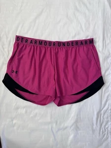 Under Armour Women’s Play Up 3.0 Shorts Pink 2XL NWT - Picture 1 of 6