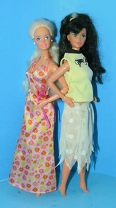 Barbie 1980's Rare Nia Doll & Blonde Doll Twist N' Turn Bundle Redressed L@@K - Picture 1 of 5