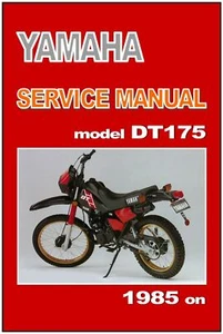 YAMAHA Workshop Manual DT175 1985 1986 1987 1988 on Maintenance Service Repair - Picture 1 of 6