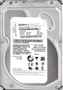 Hard Drive IBM 43W7629 42C0401 ST31000524NS 1TB 7200RPM 64MB SATA III 3.5" - Picture 1 of 3