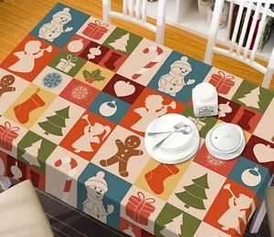 3D Square Anime N130 Christmas Tablecloth Table Cover Cloth Birthday Party An - Picture 1 of 5