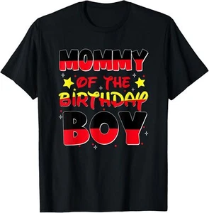 Mom And Dad Mommy Of The Birthday Boy Family Party Decor T-Shirt Hoodie - Picture 1 of 18