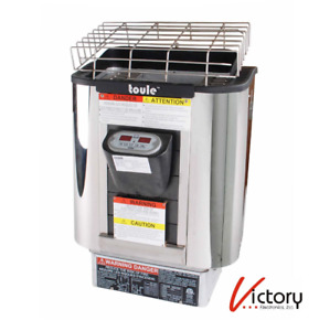 NEW ALEKO Toule Wet & Dry Sauna Spa Heater | Digital Controller | 3 Kw Stainless
