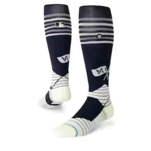 NWT Stance Minnesota Twins Alternate OTC Socks L (9-13) Navy MSRP$24 - Picture 1 of 3