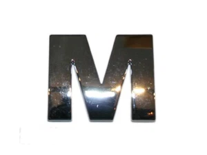 3D Chrombuchstabe M - Bild 1 von 1