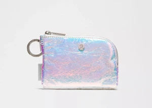 NUOVO Lululemon Porta Carte Clippabile Iridescente - Foto 1 di 7