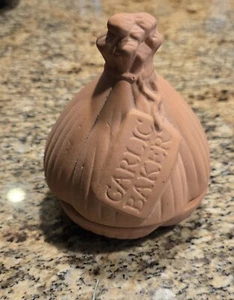 Panadero de ajo terracota vintage 1993 de RECO hecho en México - Imagen 1 de 4