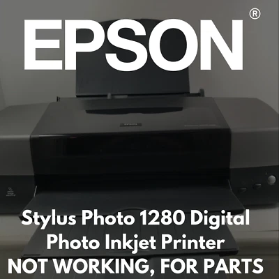Epson Stylus Photo 1280 Digital Photo Inkjet Printer - NOT WORKING, FOR PARTS - Image 1 of 4