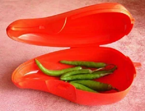 Tupperware Vegetable Locker for Chili Peppers Red New - Picture 1 of 3