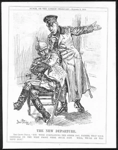 Kaiser's Generäle in Bewegung, aber wohin? Original 1915 PUNCH Cartoon - Bild 1 von 1