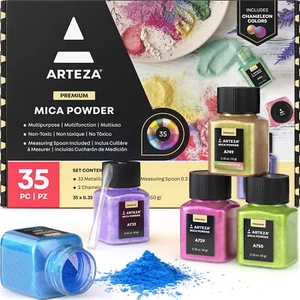 ARTEZA Mica Powder Set, 35-Colors - Picture 1 of 6