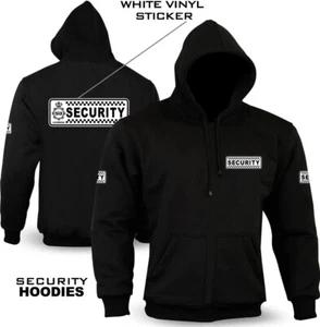 Security Hoodie Doorman Bouncer Guard Pullover Hoodie Sweatshirt Vinyl Sticker  - Picture 1 of 1