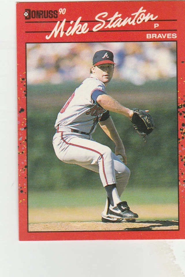 FREE SHIPPING-MINT-1990 Donruss ~ #508 Mike Stanton BRAVES ROOKIE - Image 1 of 1