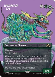 Agonasaur Rex Borderless Aetherdrift NM MTG - Picture 1 of 1