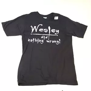Men's Small S Buffy The Vampire Slayer Wesley Did Nothing Wrong Black - Picture 1 of 6