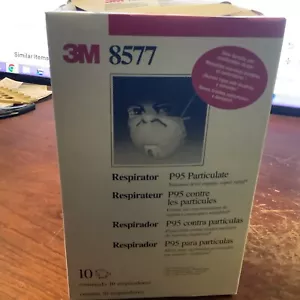 3M 8577 P95 Partikel Atemschutzmasken organisches Dampf Ausatmungsventil 10/BX - Bild 1 von 4